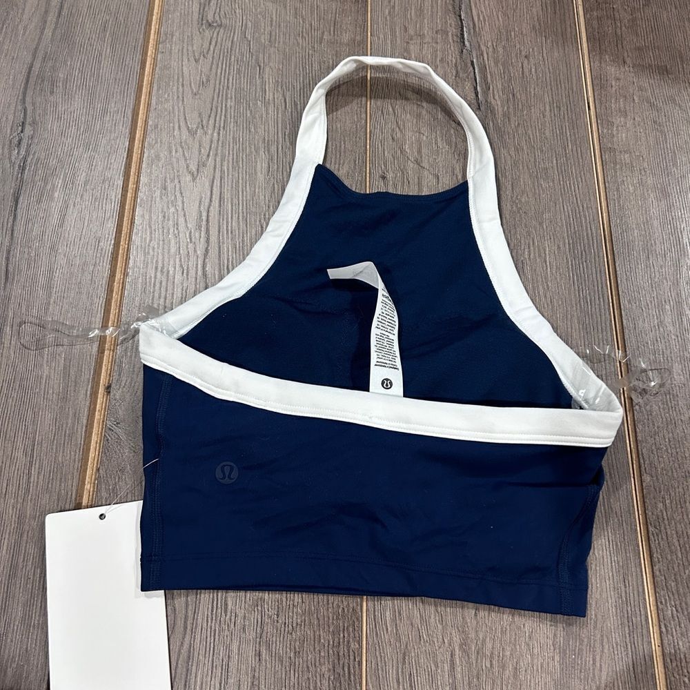New Nulu Cropped Halter Tank Top - Picture 2 of 2
